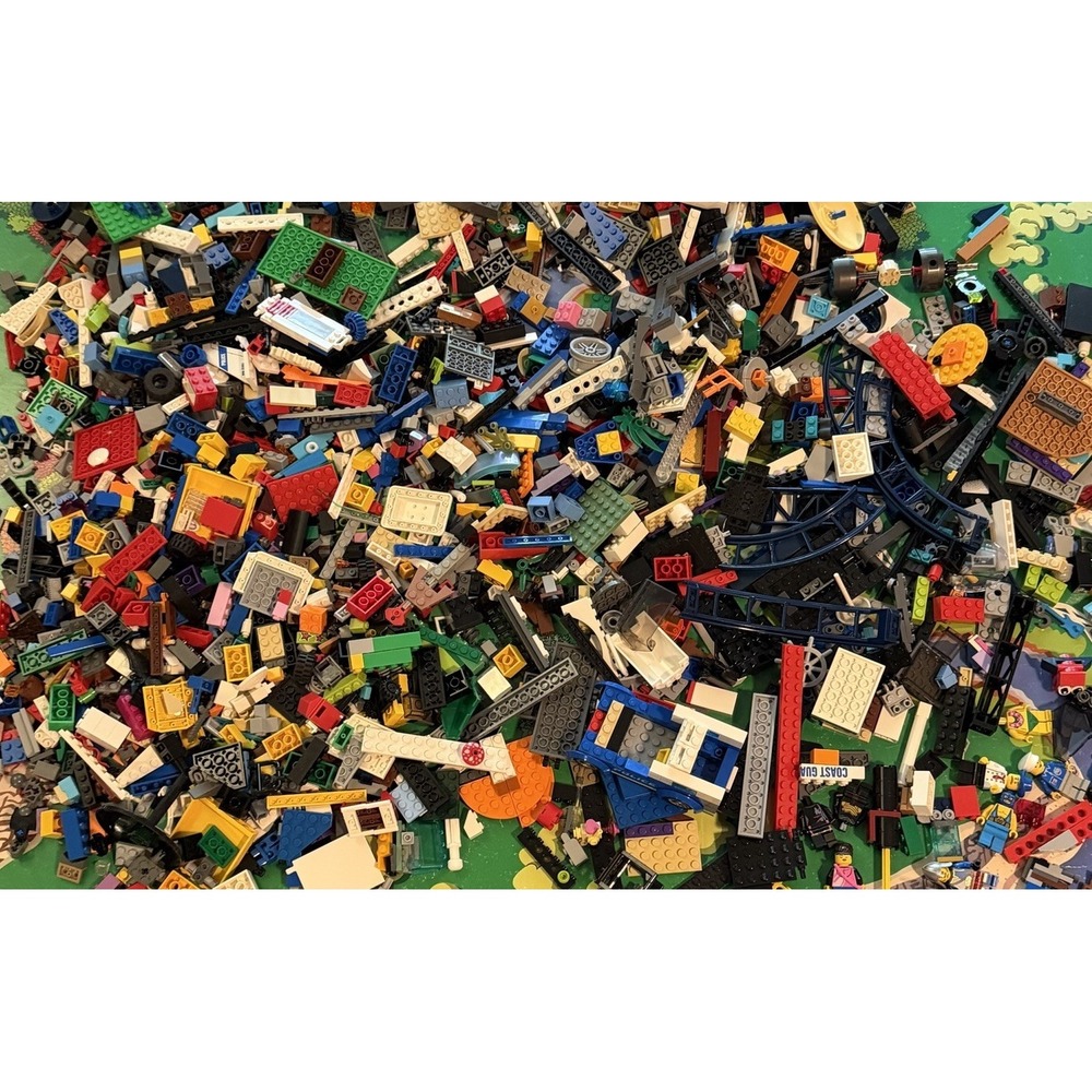LEGO Bulk Lot 6 lb 14 oz Bricks Parts Minifigures Mixed Themes